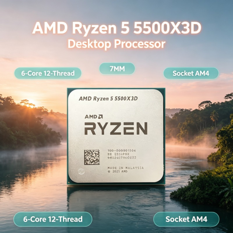 Amd Cpu Ryzen 5 - AMD Ryzen 5 5500X3D CPU da