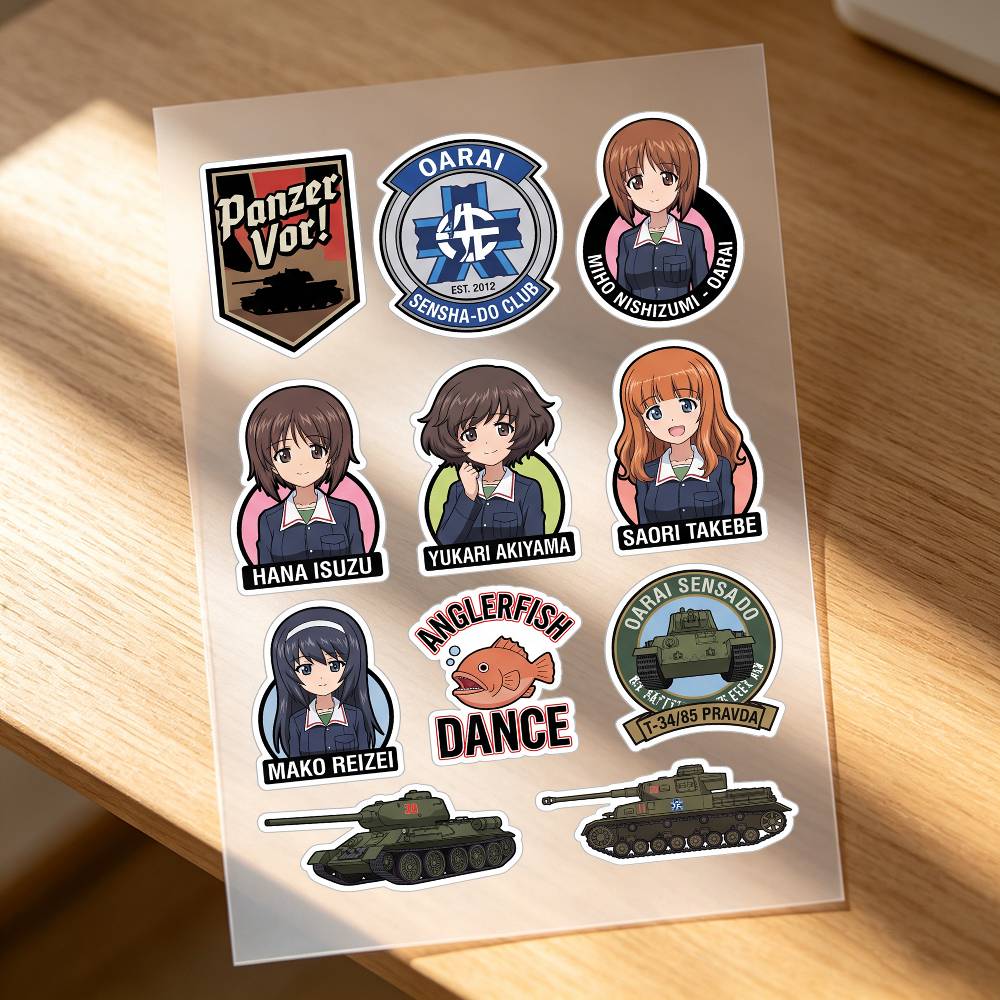 Laptop Accessories For Girls - Adesivi per Moto Anime Girls Und