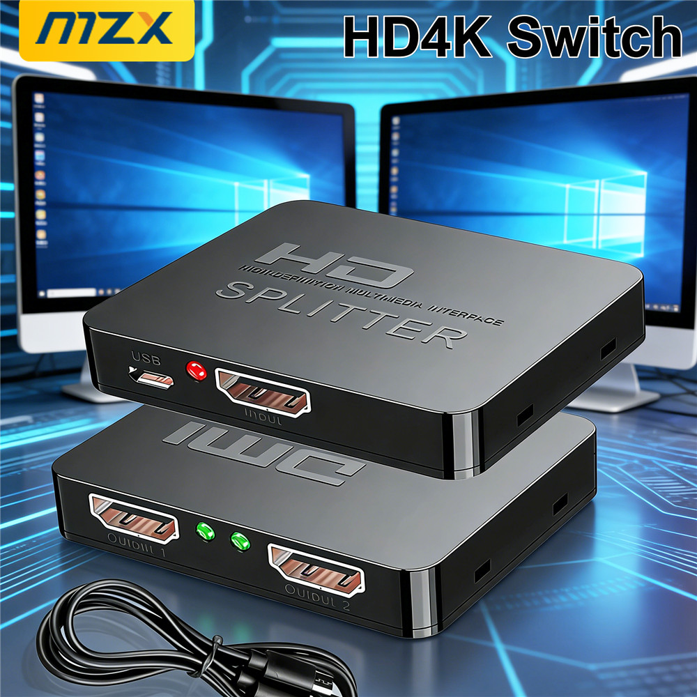 Laptop Accessories Distributor - Switch HDMI 4K 1-in-2-Out, Splitter e