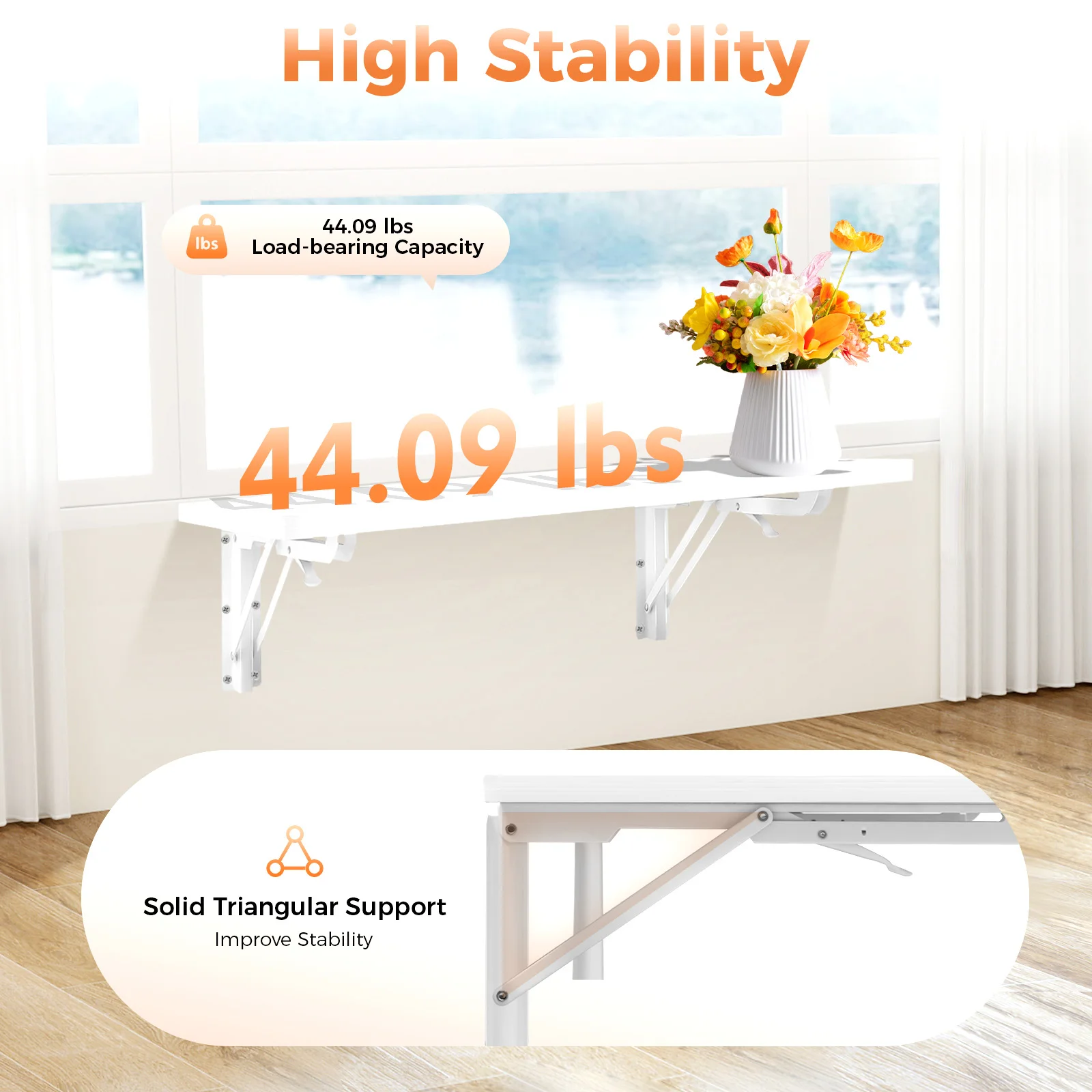 Laptop Accessories Officeworks - Scrivania Pieghevole Salvaspazio a Parete 60x40cm,