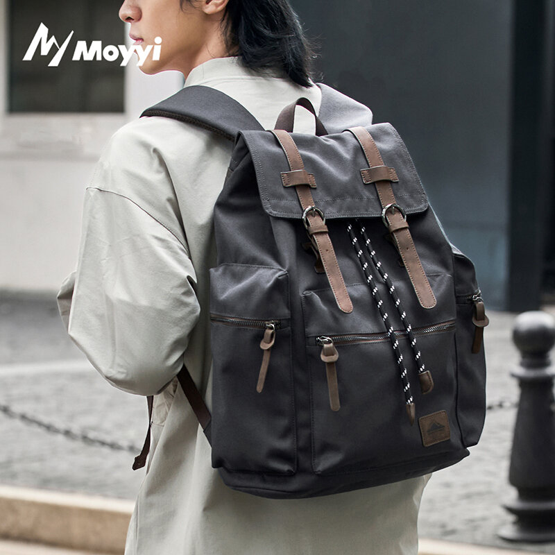 Laptop Bag Waterproof - MOYYI Zaino grande da 27 litri