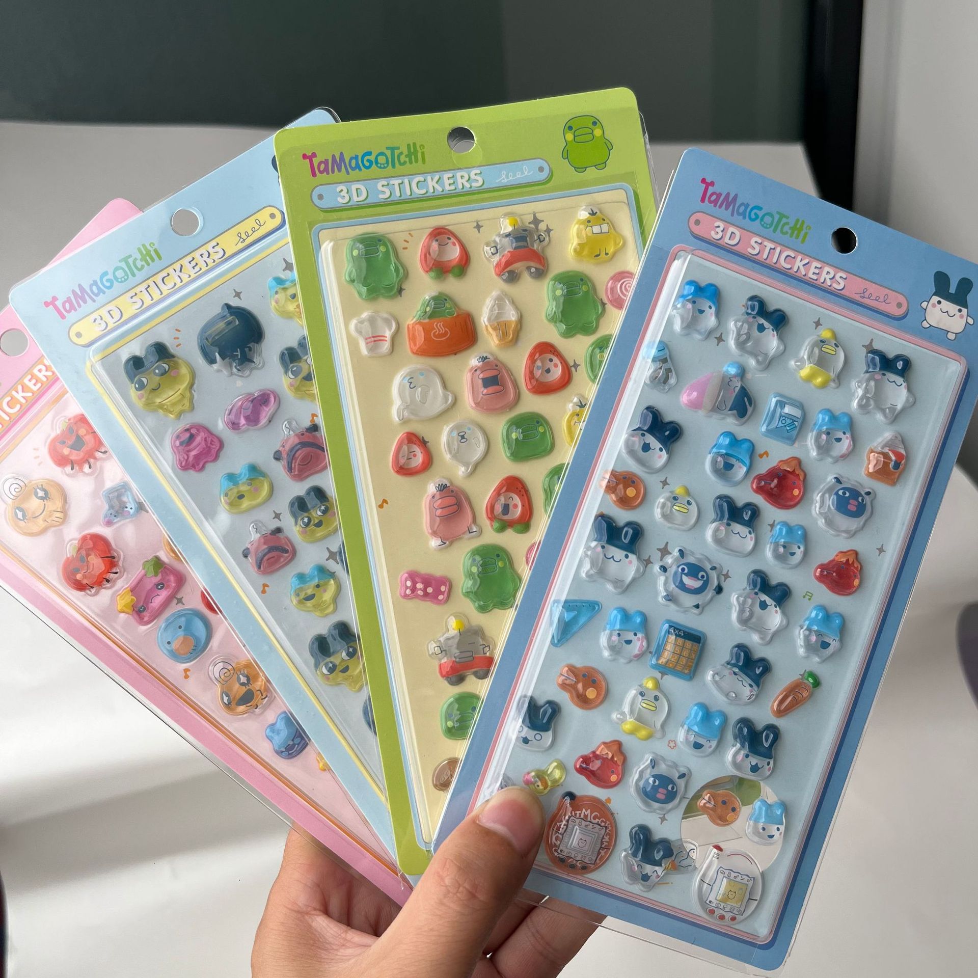 Laptop Accessory - Adesivi 3D Puffy Tamagotchi Carini, Decalcomanie