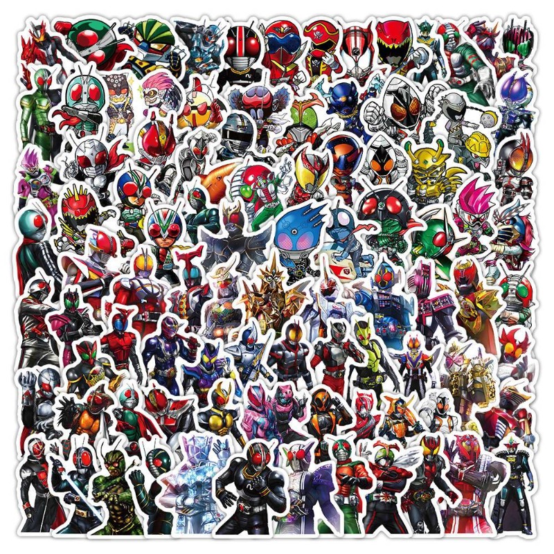 Laptop Accessory - 103 Pezzi Adesivi Estetici Kamen Rider,