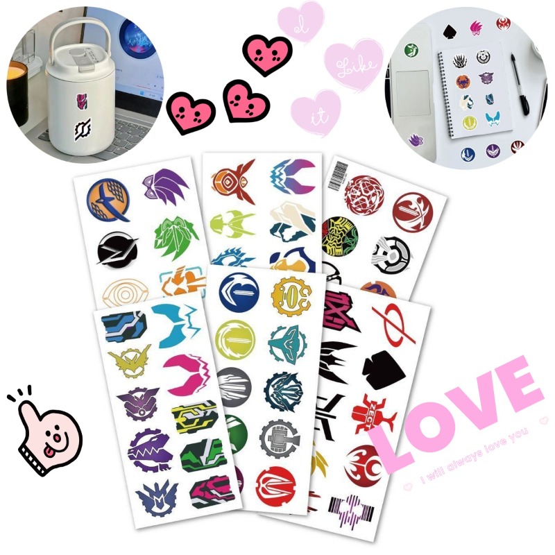 Laptop Accessory - 60 fogli di adesivi con logo