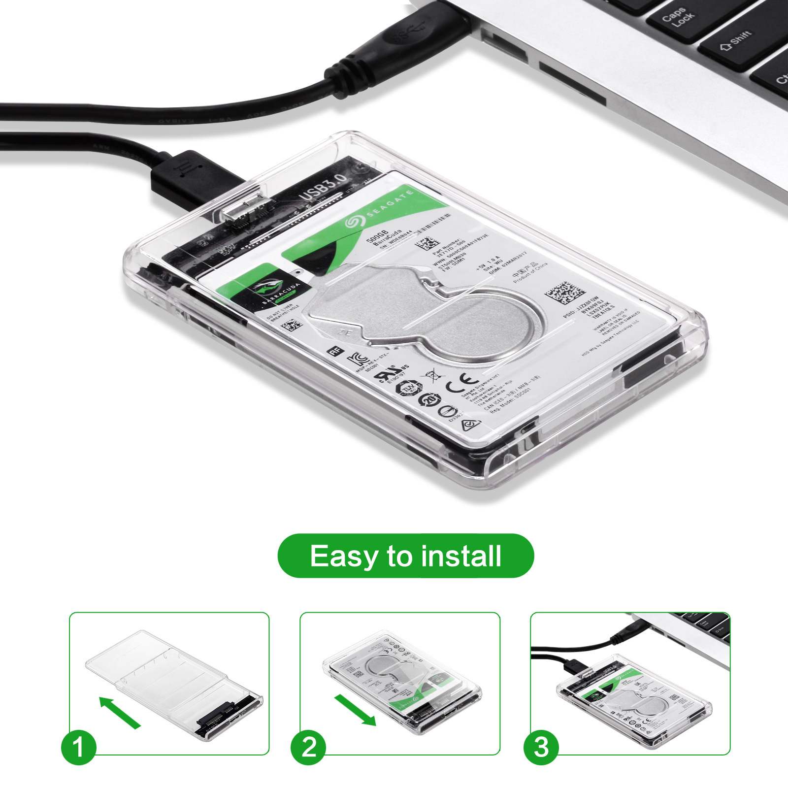 Case esterno trasparente USB T - Laptop External Accessories recensione e prezzo