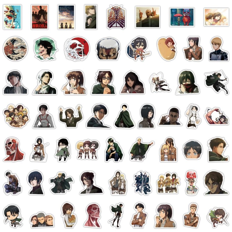 60 Pezzi Adesivi Anime Attack  - Laptop Accessory recensione e prezzo
