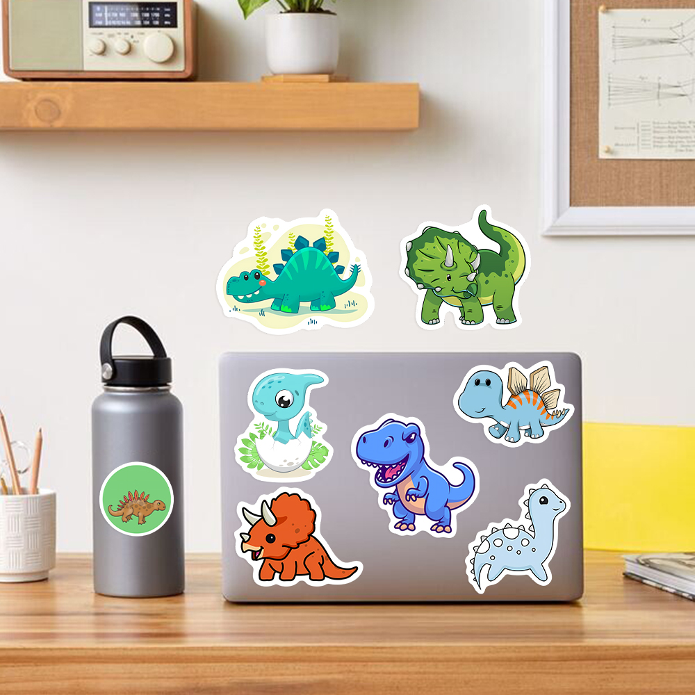 Simpatici adesivi dinosauro ad - Laptop Accessories Kids recensione e prezzo