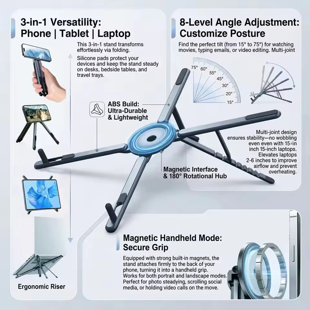 Supporto Magnetico Portatile p - Laptop Accessories Holder recensione e prezzo