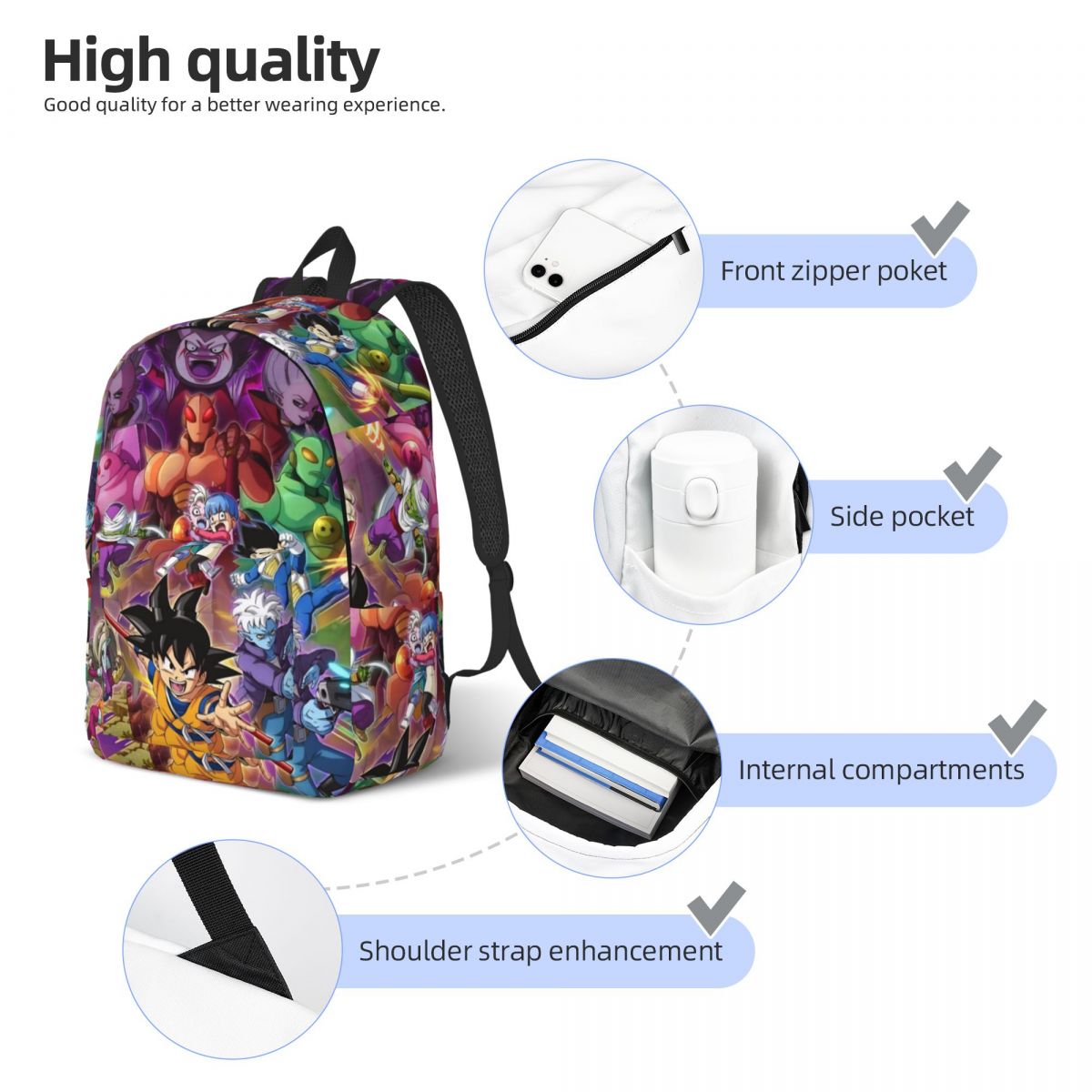 Zaino alla moda Dragon Ball DA - Laptop Accessories Women recensione e prezzo