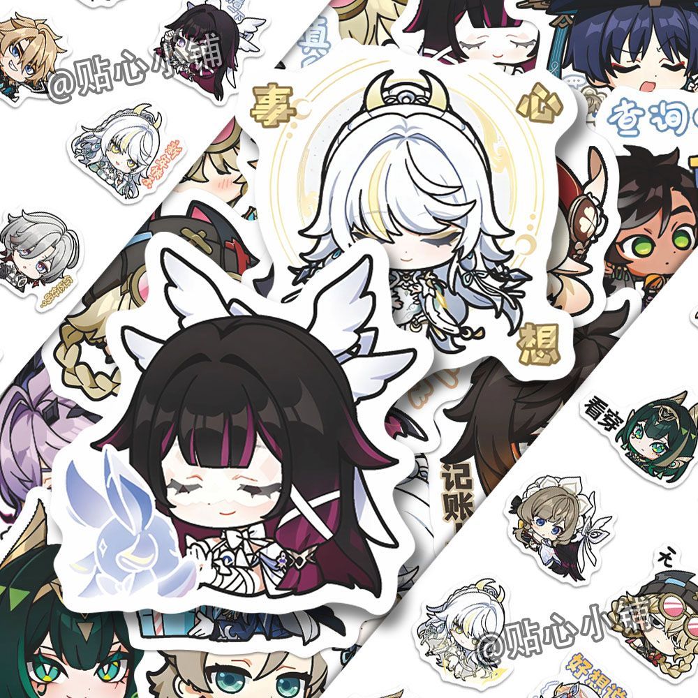 64 Pezzi Adesivi Anime Genshin - Laptop Accessory recensione e prezzo