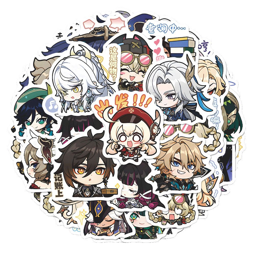 64 Pezzi Adesivi Anime Genshin - Laptop Accessory recensione e prezzo